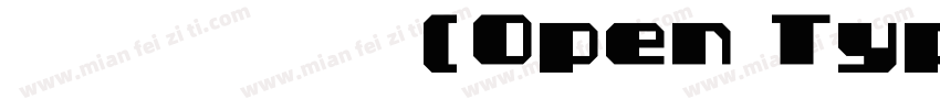 日文 粗 粗体(Open Type TrueType)(Version字体转换